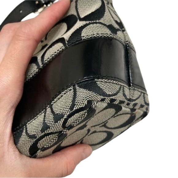 Coach 41642 RARE Y2K legacy collation black signature mini bag - Picture 11 of 13